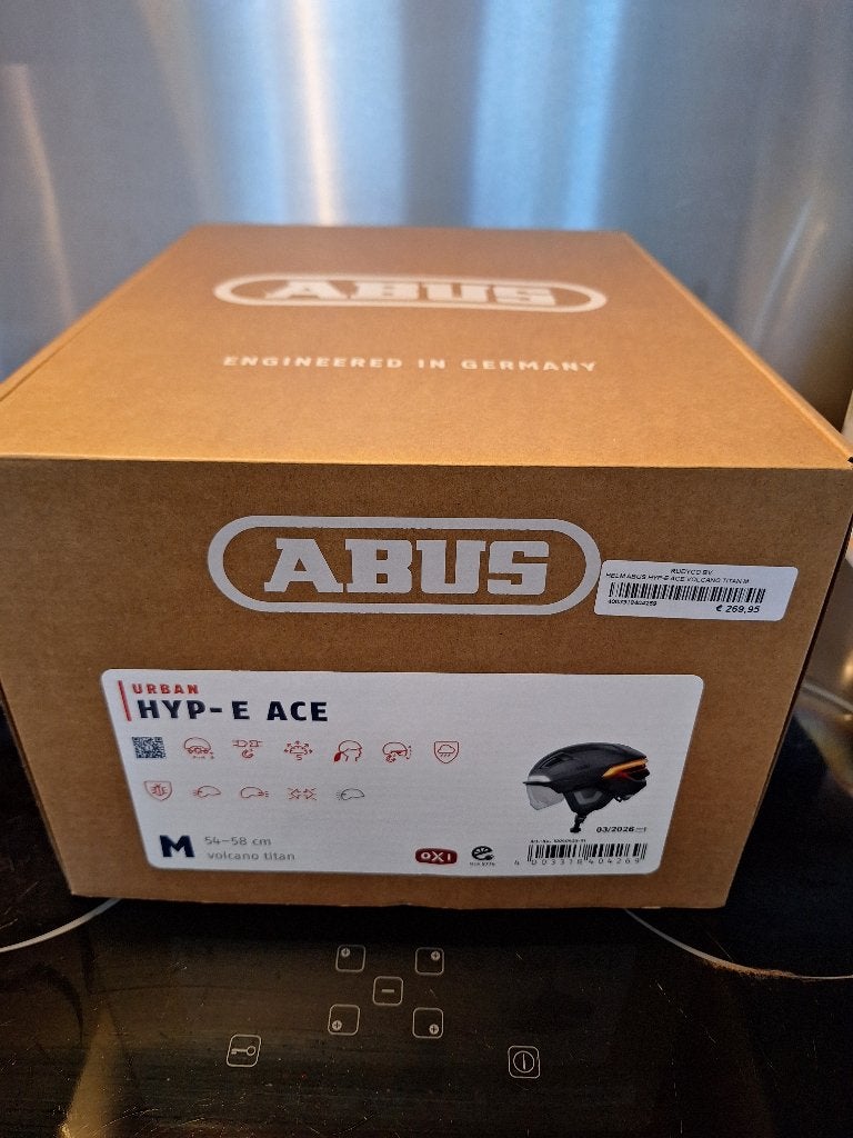 fietshelm, Fietsen en Brommers, M, Nieuw, Ophalen of Verzenden, ABUS