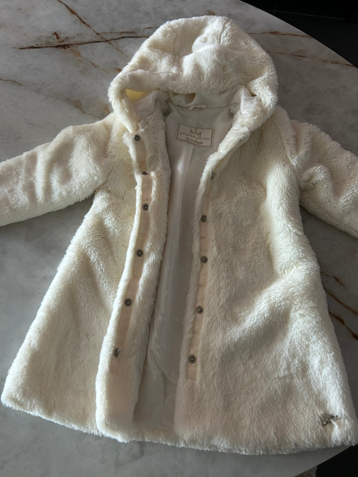 Gymp winterjas - nieuw - maat 104, Kleding | Dames, Jassen | Winter, Ophalen, Zo goed als nieuw, Wit