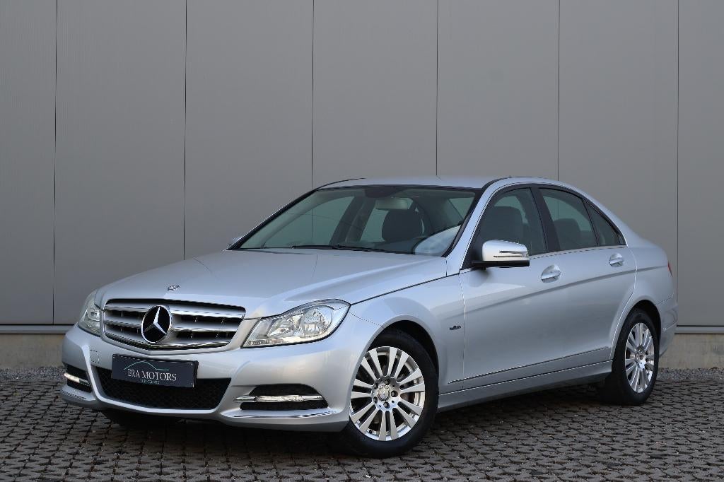 Mercedes-Benz C 180 CDI Airco CruiseC Leer Garantie *, Autos, Cuir, Achat, 4 portes, Noir