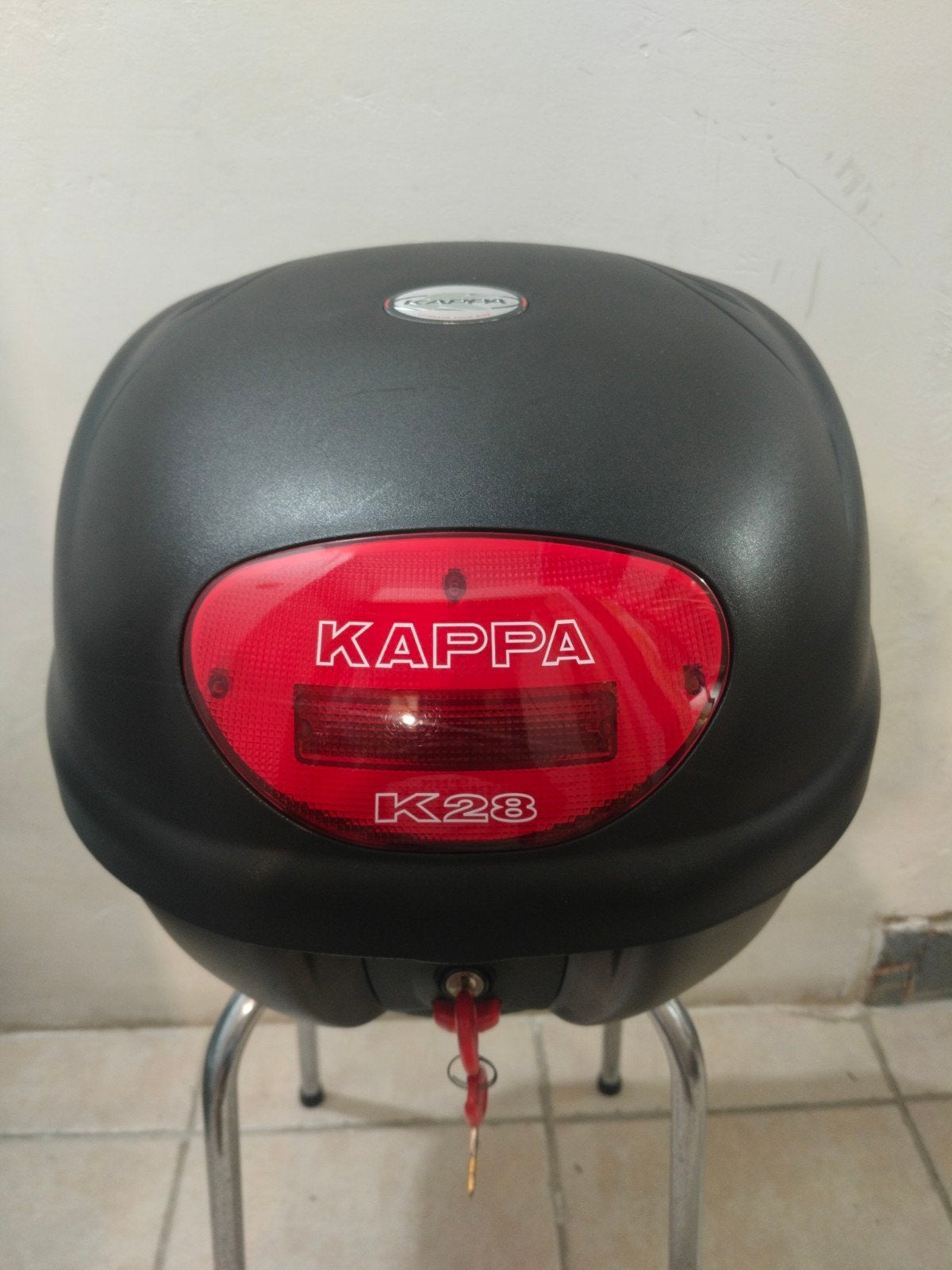 Top case Kappa 28 litres, Motos, Enlèvement, Comme neuf