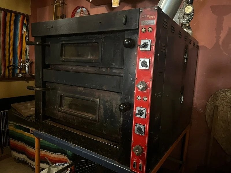Pizzaoven | Maxiprofi | 2 bakruimtes, Jardin & Terrasse, Fours à pizza, Enlèvement, Utilisé