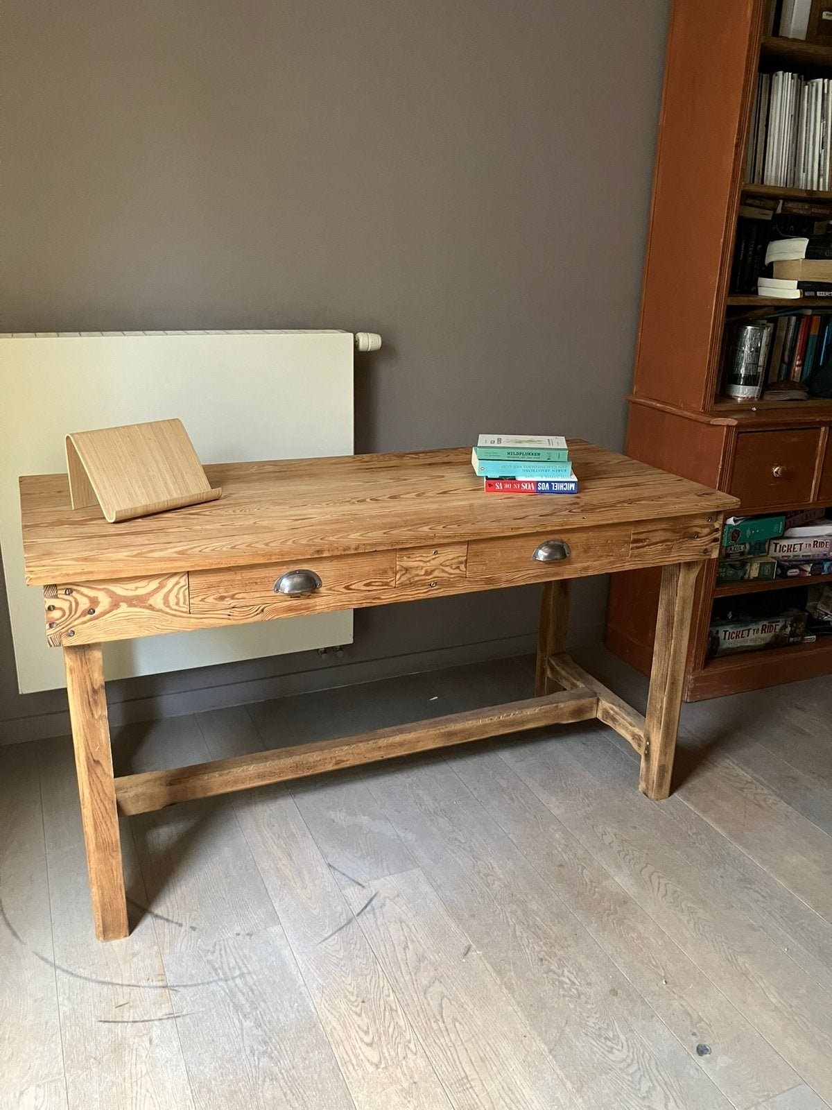 Bureau ancien démontable, Maison & Meubles, Enlèvement, Comme neuf