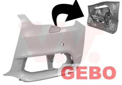 Audi A1 2010 t/m 2014 bumper hoek links PRIMER 8X0 807 065 C, -, Voor, -, Nieuw