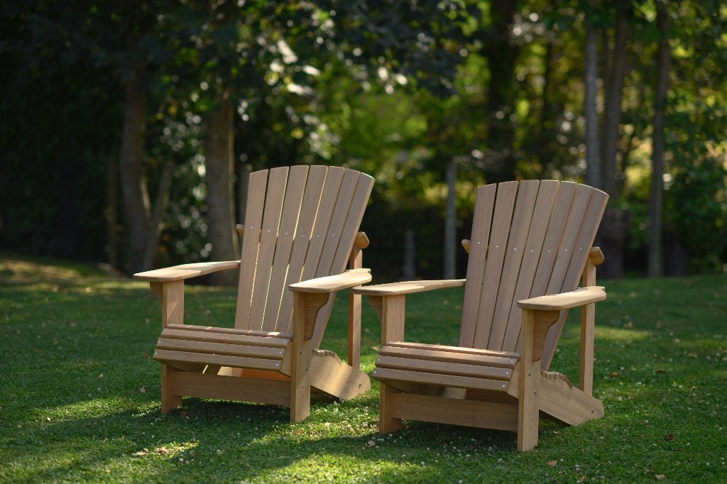 Adirondack "Bear Chair" tuinstoel, Tuin en Terras, Ophalen, Nieuw, Hout