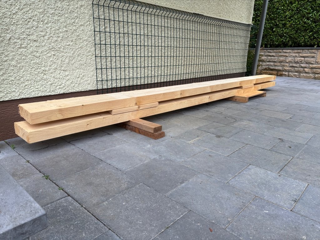 Poutres Epicea, Jardin & Terrasse, Enlèvement, Neuf, 250 cm ou plus, Poutres