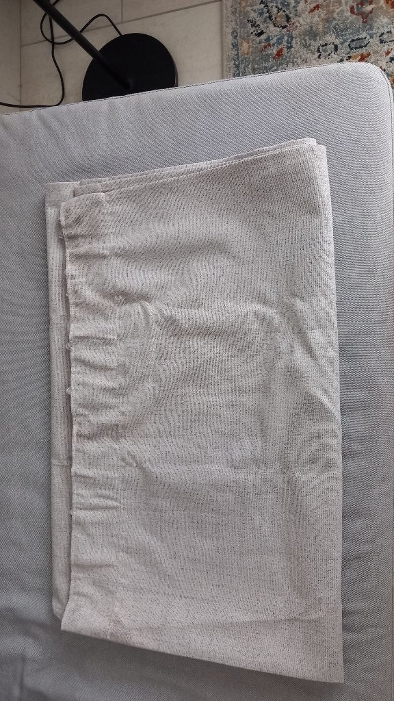 Gordijnen verduister 140x175cm, kleuren: 2x grijs en 1x zand, Huis en Inrichting, Gebruikt, Overige merken, Verduisterend, Beige