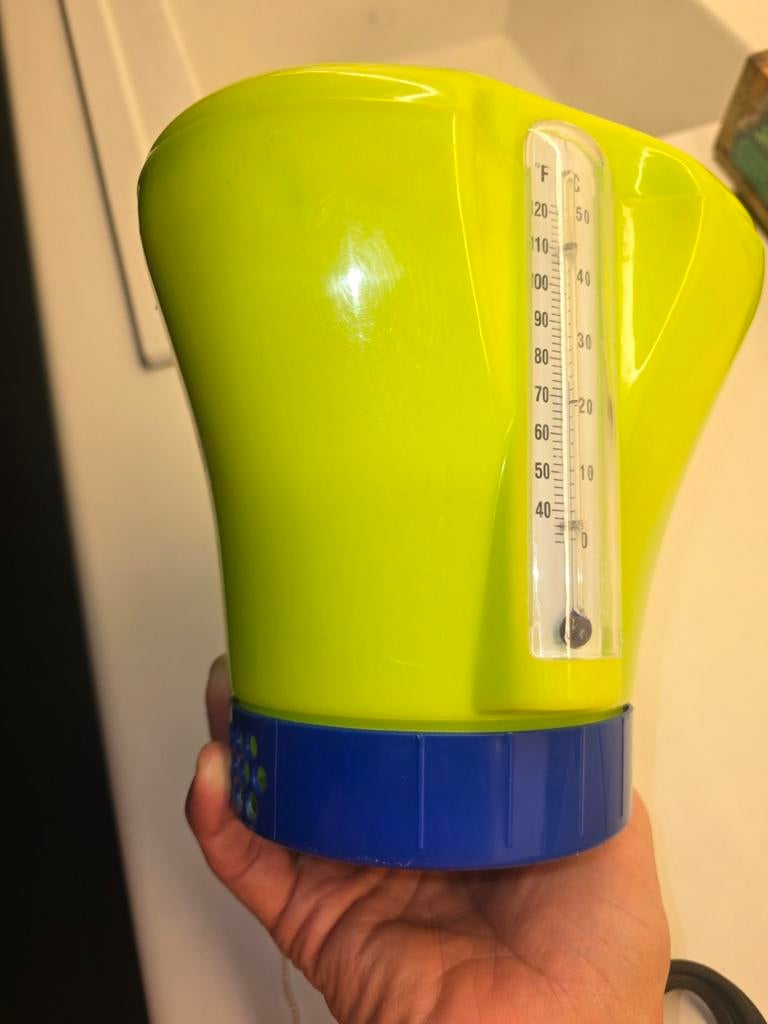 Chloorverdeler zwembad met thermometer, Tuin en Terras, Ophalen, Zo goed als nieuw, Overige typen