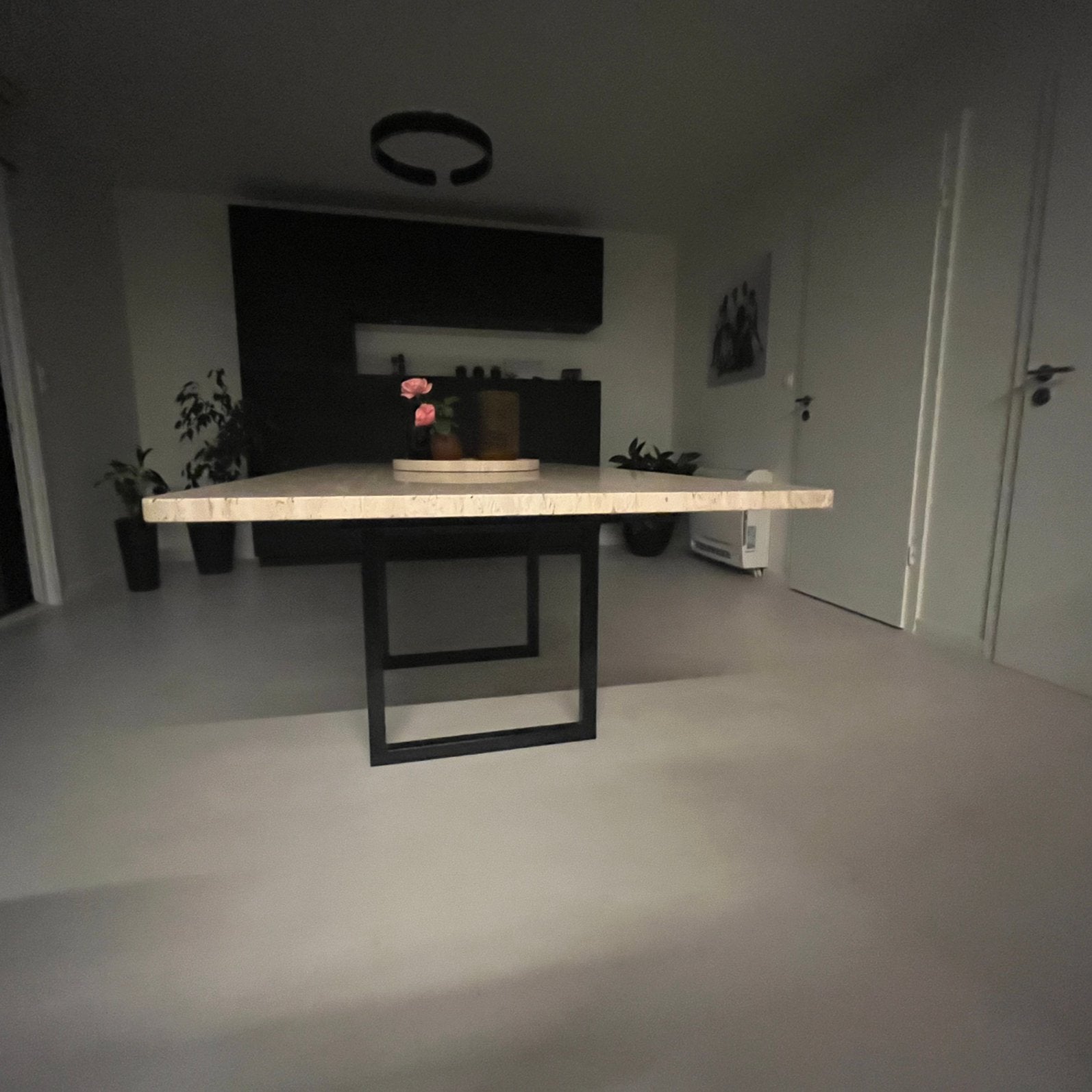 eettafel- Italiaans design- jaren 1980, Ophalen, Overige materialen, Italiaans design jaren 78-80, Gebruikt
