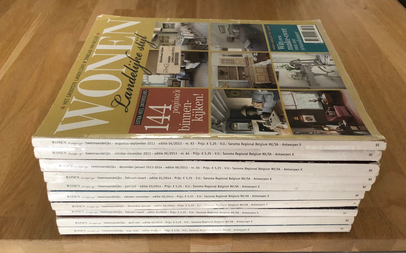 tijdschriften Wonen Landelijke Stijl, Boeken, Ophalen of Verzenden, Gelezen