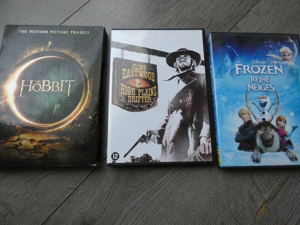 The Hobbit box, Clint Eastwood & Disney Frozen (ook apart), Tous les âges, Enlèvement, Utilisé, Action