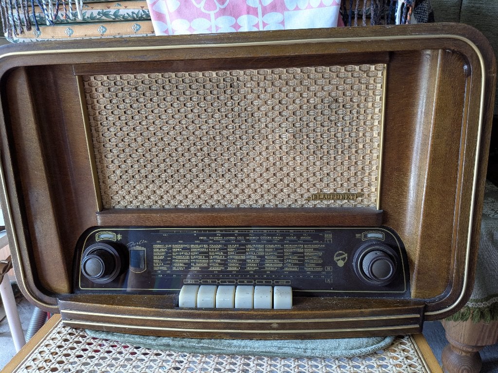 oude radio blaupunkt berlin, Ophalen, Niet werkend, Radio