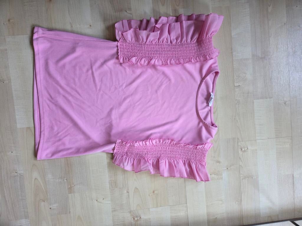 Leuke roze tshirt maat xl stretch Amisu, Kleding | Dames, Maat 42/44 (L), Nieuw, Ophalen of Verzenden, Korte mouw
