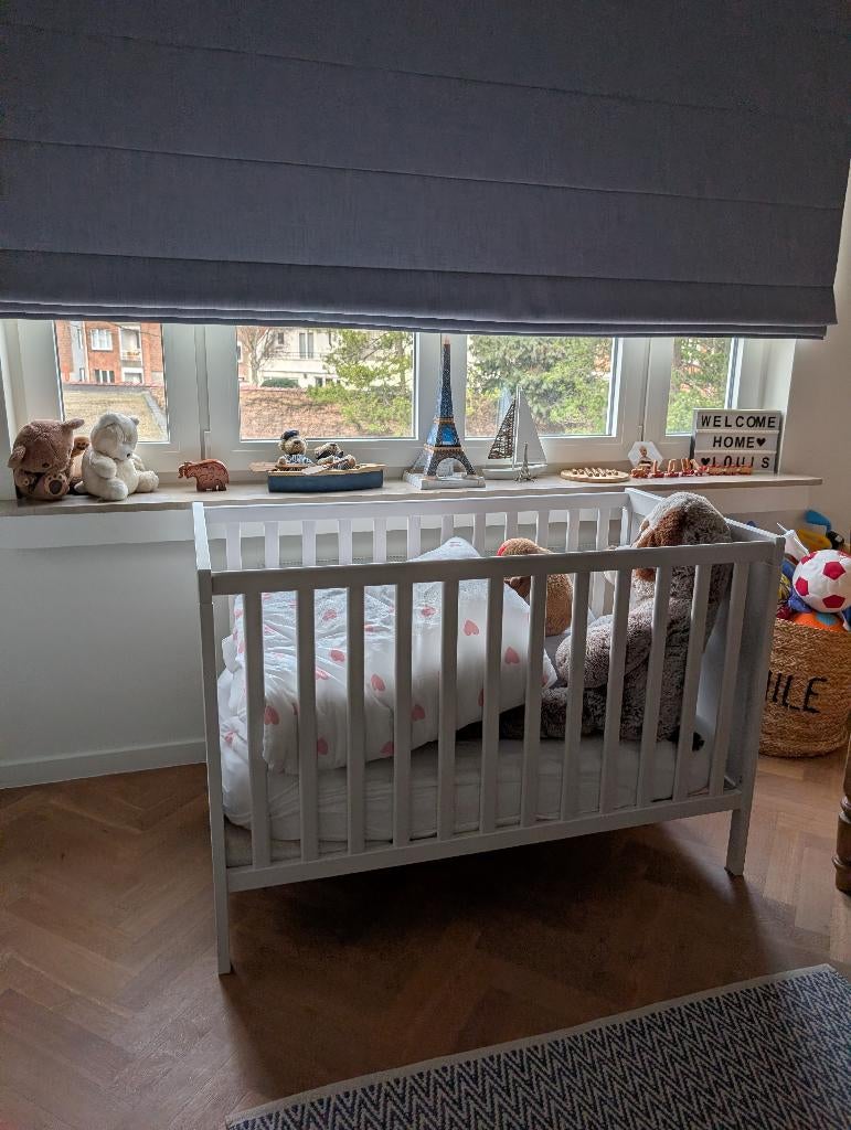 Lit enfant blanc, 70 à 85 cm, Comme neuf, 140 à 160 cm, Enlèvement