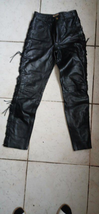 Dames Lederen motorbroek, Ophalen of Verzenden, Tweedehands, Dames, Broek | leer