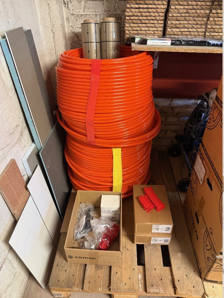 Lot Comap Biofloor vloerverwarming, Doe-het-zelf en Bouw, Verwarming en Radiatoren, Ophalen, Nieuw, Overige typen