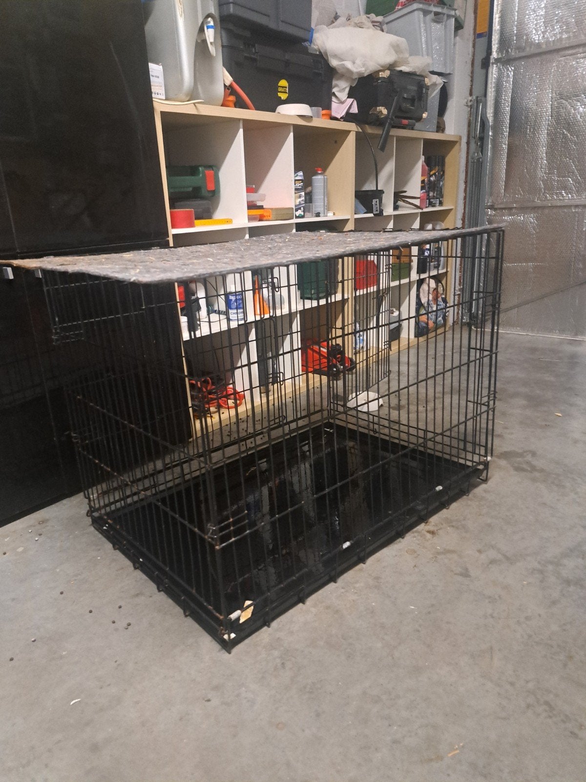 honden bench, Dieren en Toebehoren, Ophalen, 65 tot 100 cm, Hondenhok, Zo goed als nieuw