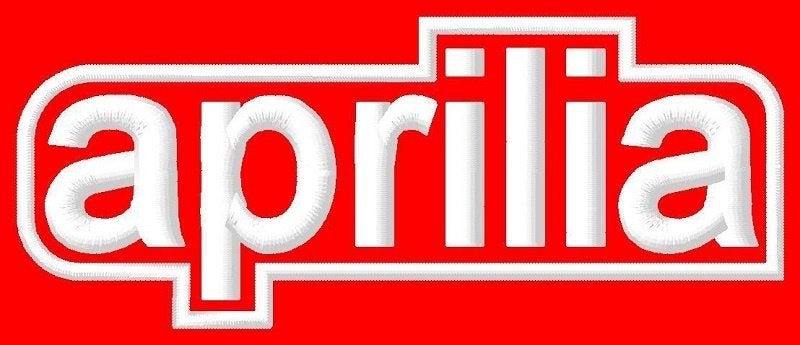 Écusson Aprilia - 105 x 40 mm, Enlèvement ou Envoi, Neuf