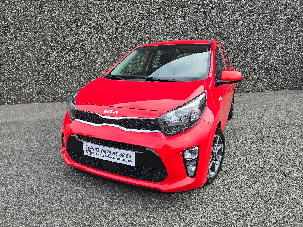 Kia Picanto 1.0i MPI ISG AMT Pulse AC/GPS/PDC+CAM./CARPLAY.., Autos, Rouge, Achat, 998 cm³, Entreprise