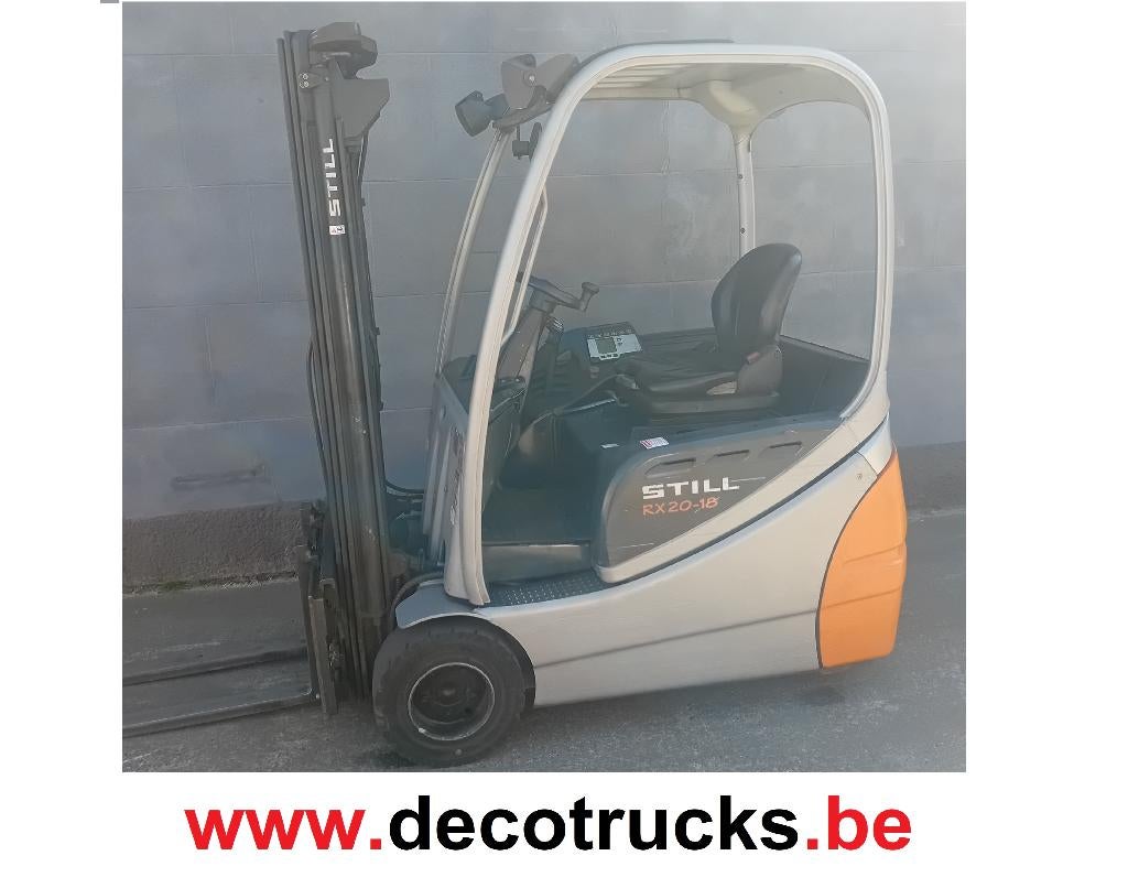 heftruck Still 3 wieler, Ophalen