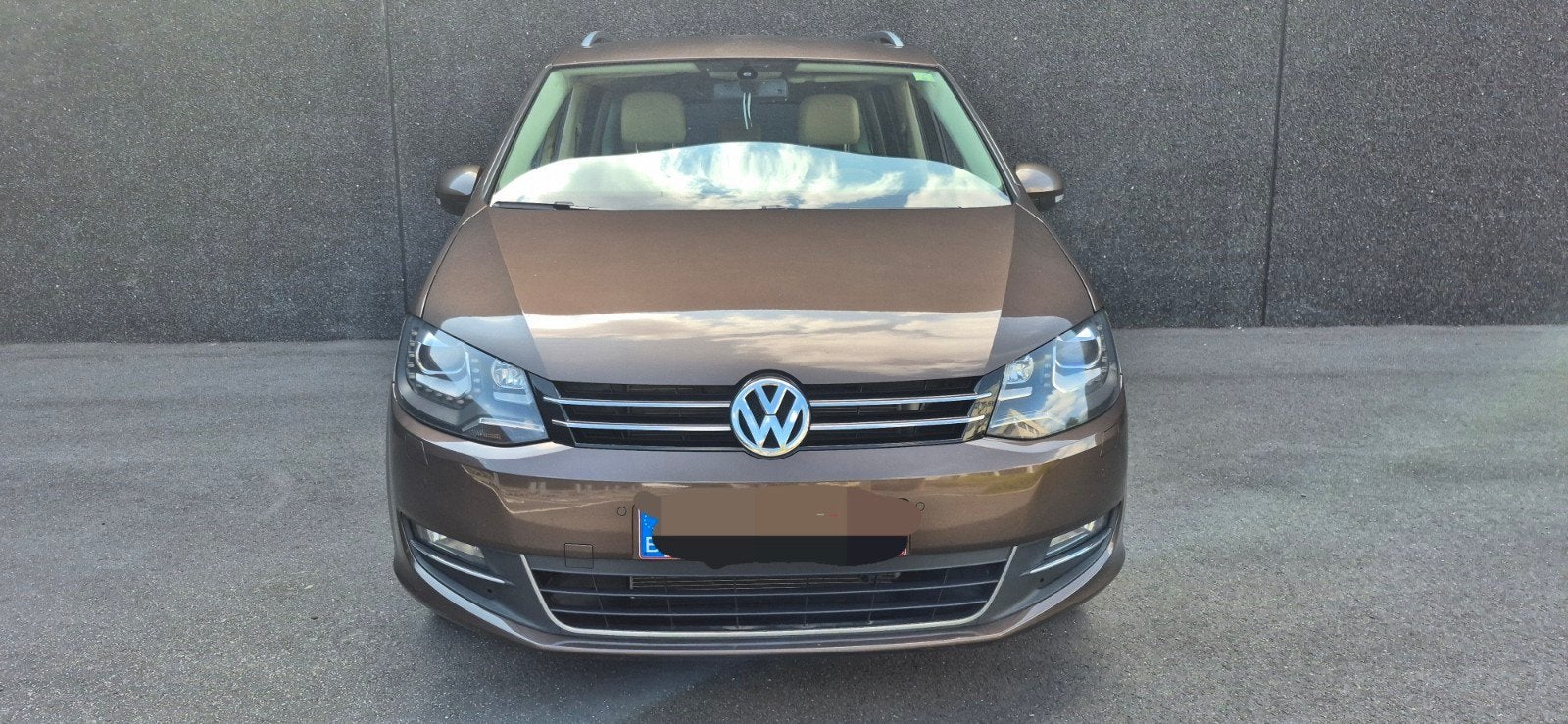 Volkswagen Sharan Highline *DSG* ALCANTARA/LEDER, Auto's, Volkswagen, Automaat, Beige, Bruin, Alcantara