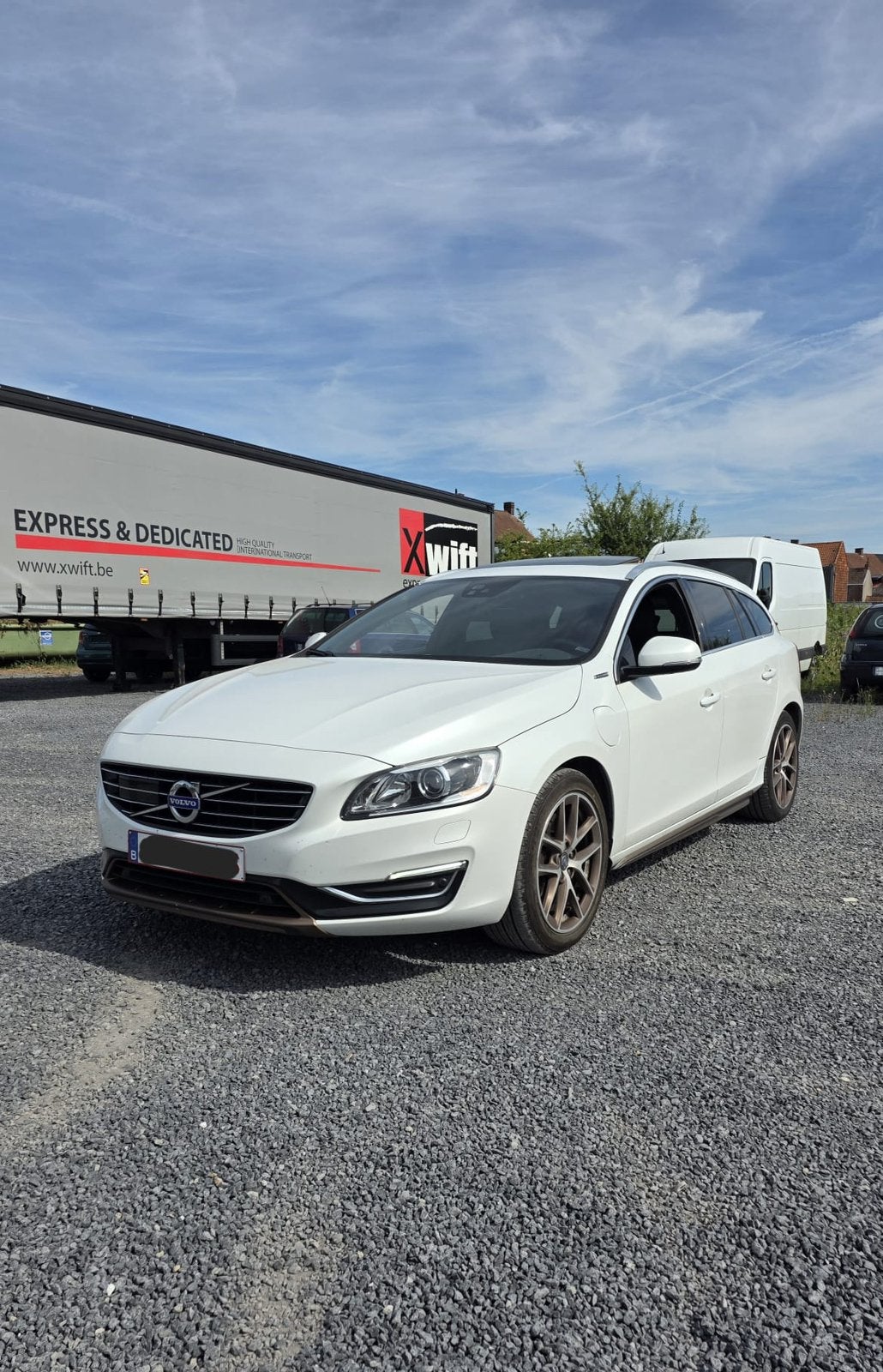 Volvo v60 D6 plug in hybride weinig km's, Auto's, V60, Diesel, Particulier, Te koop