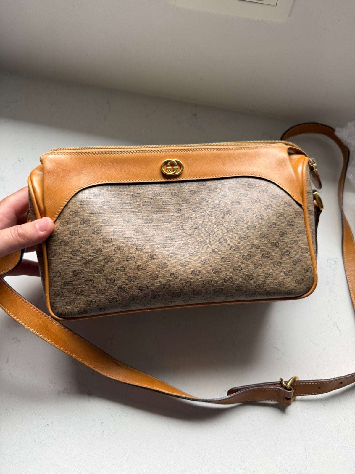 Gucci vintage jaren 1900, Handtassen en Accessoires, Ophalen, Zo goed als nieuw