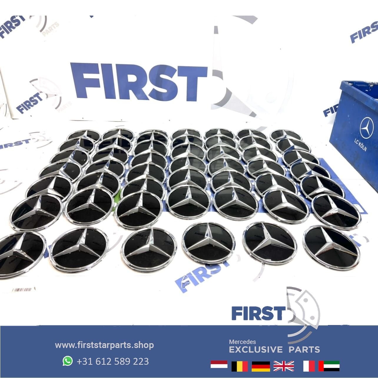 Mercedes STER EMBLEEM W177 W247 W118 H247 FACELIFT W205 W253, Gebruikt, -, Ophalen of Verzenden, -