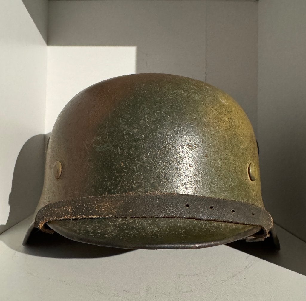 casque allemand m40 camouflé  lire description !, Enlèvement, Armée de terre, Casque ou Béret