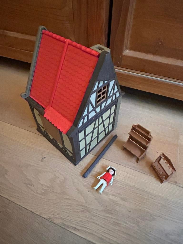 Playmobil vakwerkhuisje, Enlèvement ou Envoi, Utilisé