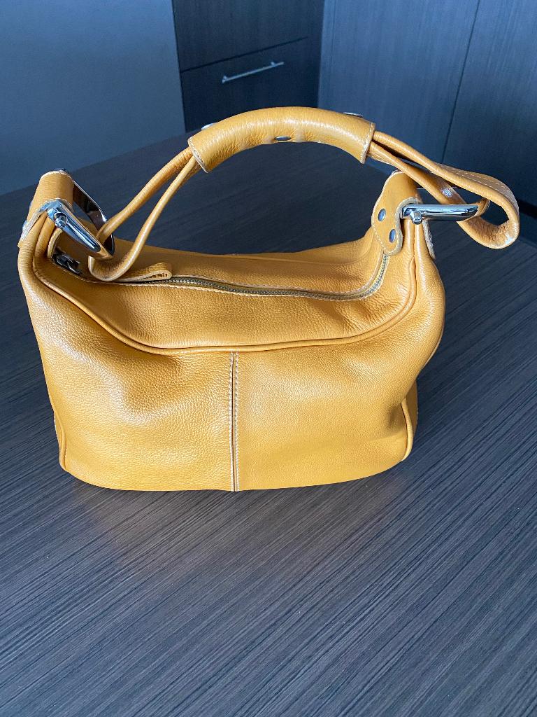 Leren handtas van ELLE et LUI, Handtassen en Accessoires, Tassen | Damestassen, Ophalen of Verzenden, Gebruikt, Overige kleuren