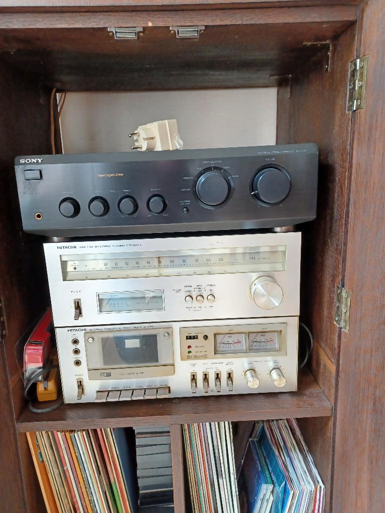 Stereo keten met kast, Audio, Tv en Foto, Stereoketens, Gebruikt, Losse componenten, Sony, Ophalen