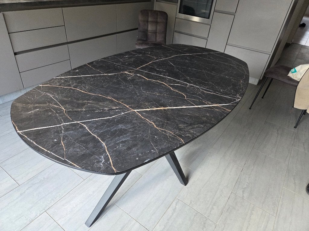 keukentafel, Ophalen, Kunststof, 50 tot 100 cm, Zo goed als nieuw
