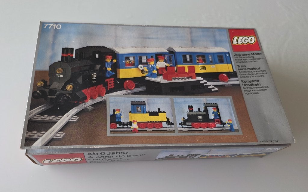 vintage LEGO 7710 Push-Along Passenger Steam Train, Ophalen of Verzenden, Lego