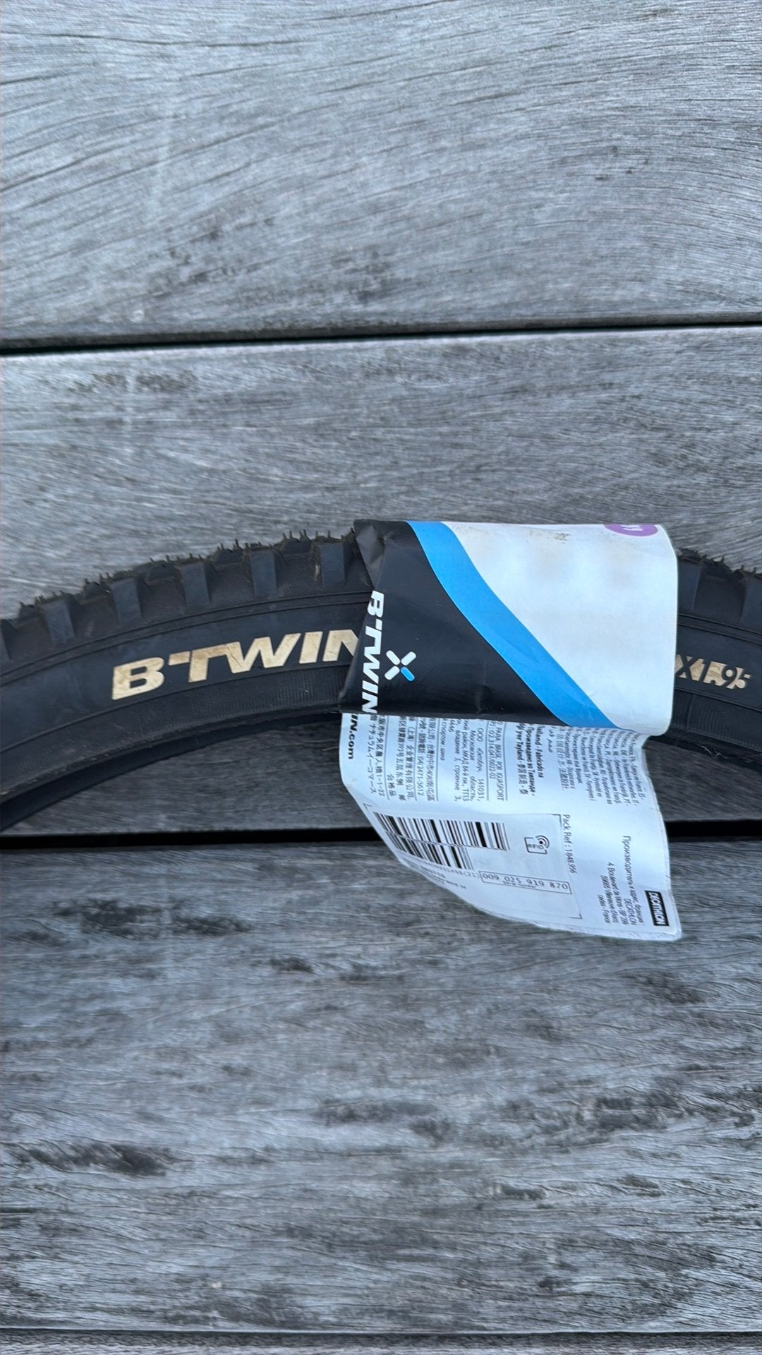 Titel Nieuwe B’Twin MTB buitenband 24 x 1.95, Vélos & Vélomoteurs, Enlèvement, Comme neuf, Kinderfiets, Pneu