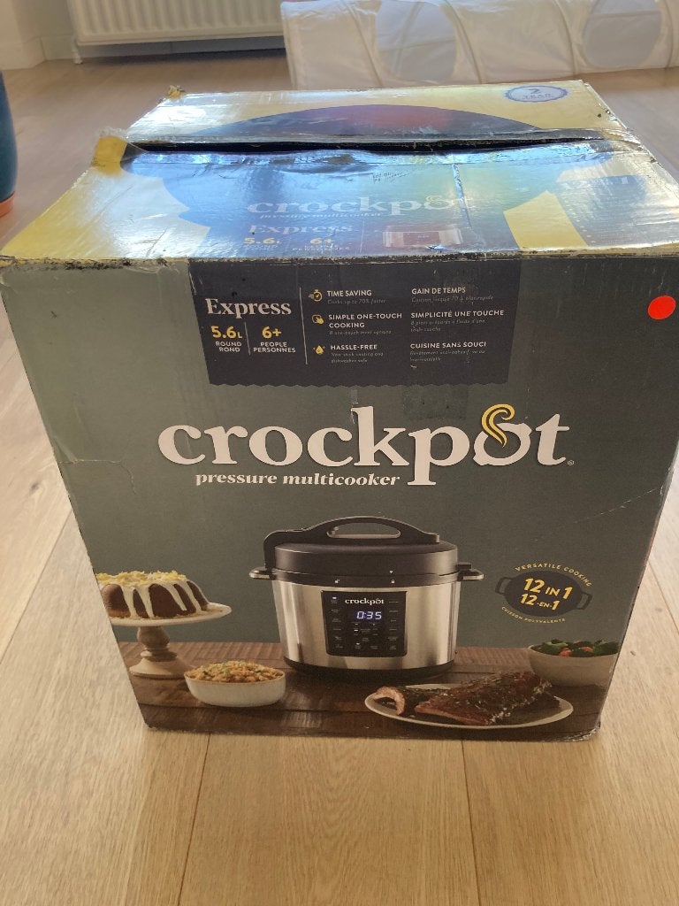 CrockPot Express Pot Pressure,Slow & Multi Cooker 5,6L NIEUW, Electroménager, Mijoteuses, Neuf, Enlèvement ou Envoi