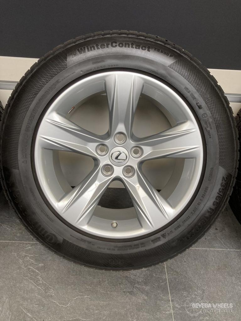 18” originele Lexus RX450h velgen + winterbanden 5x114.3, Auto-onderdelen, Banden en Velgen, Banden en Velgen, Winterbanden, 18 inch