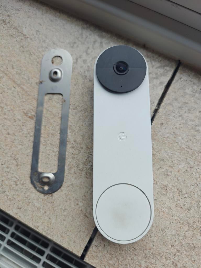 Google Nest Deurbel, Ophalen of Verzenden, Ingebouwde camera, Gebruikt, Draadloos