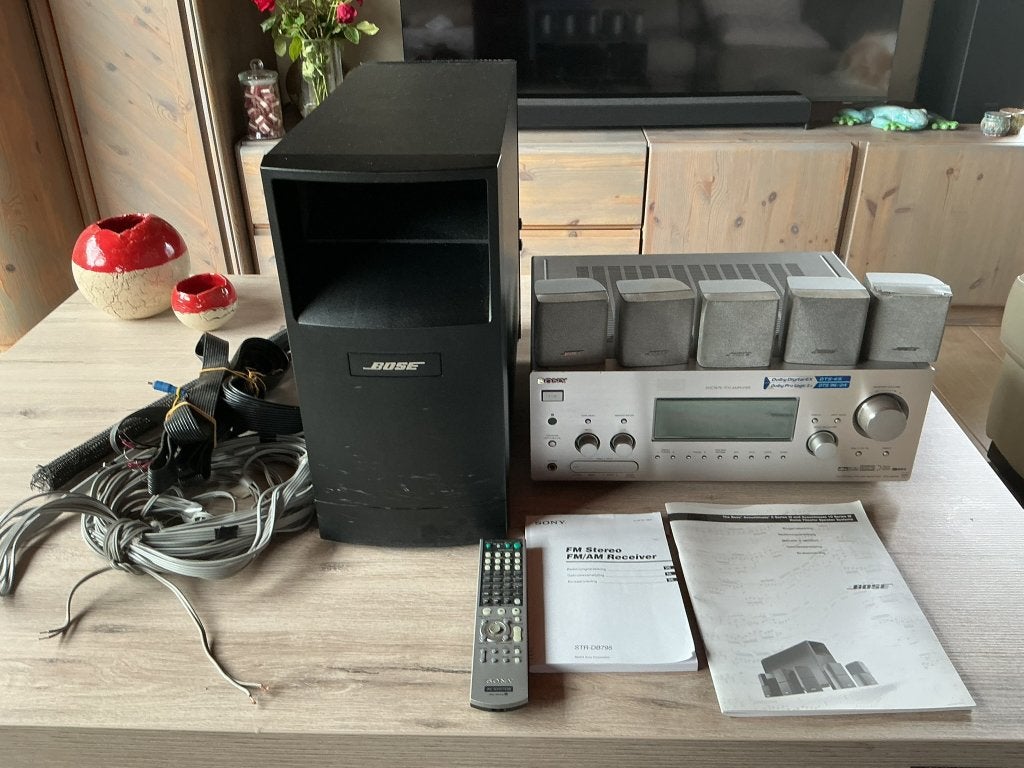 BOSE surroundsystem + SONY versterker, Ophalen, Gebruikt, Overige systemen, Overige merken