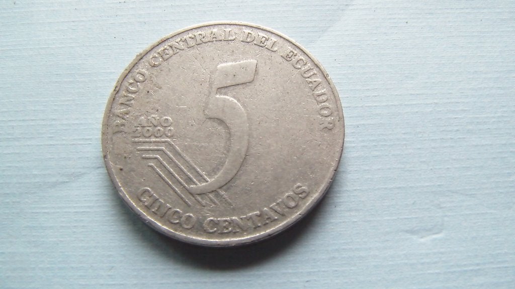 equateur 5 centavos 2000, Enlèvement