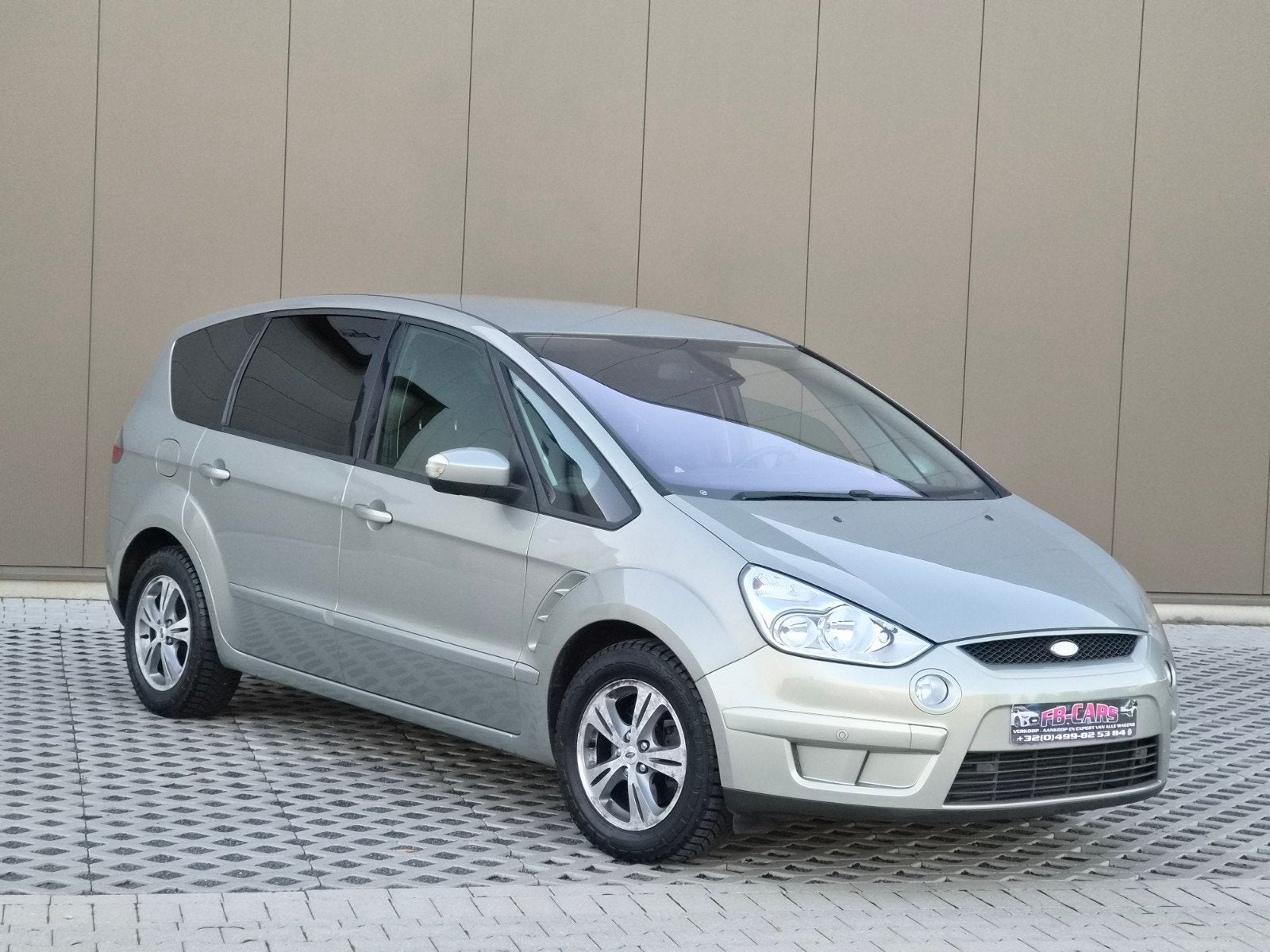 Ford S-Max 2010 1.8 125hp 1st EIG/Top Véhicule d'occasion, Entreprise, Boîte manuelle, Noir, 5 portes