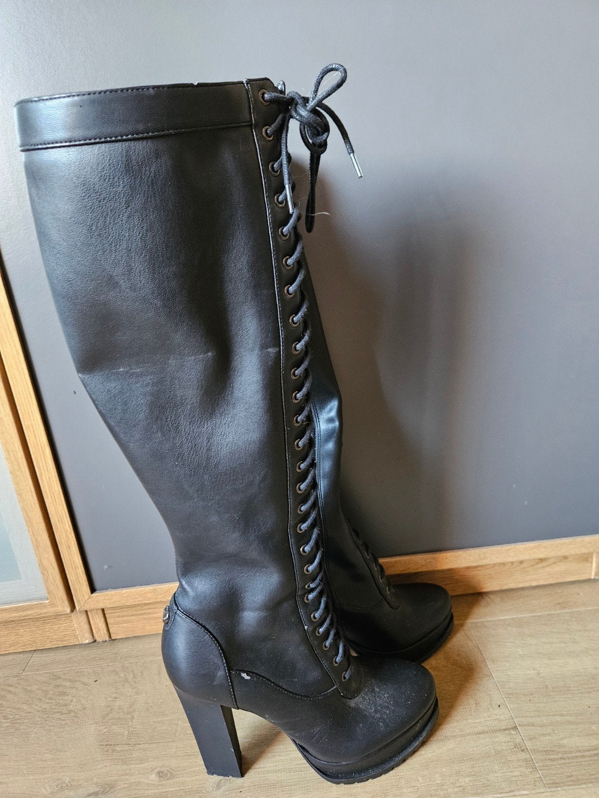 guess lange laarzen maat 37 zwart, Ophalen, Hoge laarzen, Guess, Zwart