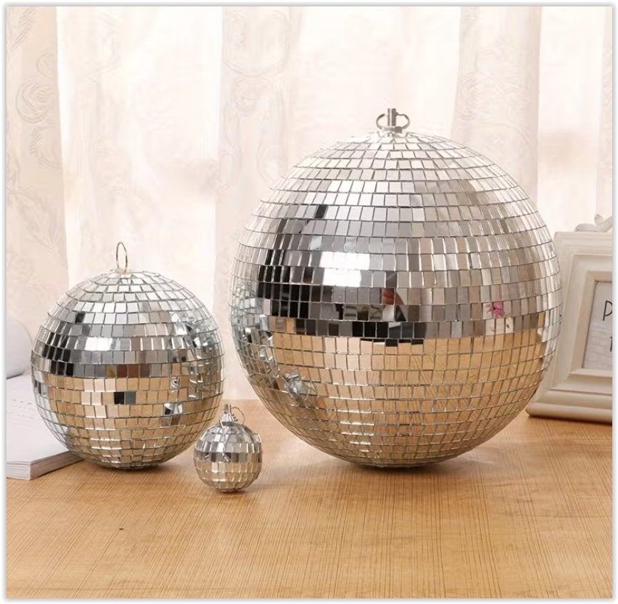Discobal voor feestjes, glitterbal,Taille: 14,99 cm +8,08 cm, Ophalen of Verzenden, Nieuw, Discobol, Kleur