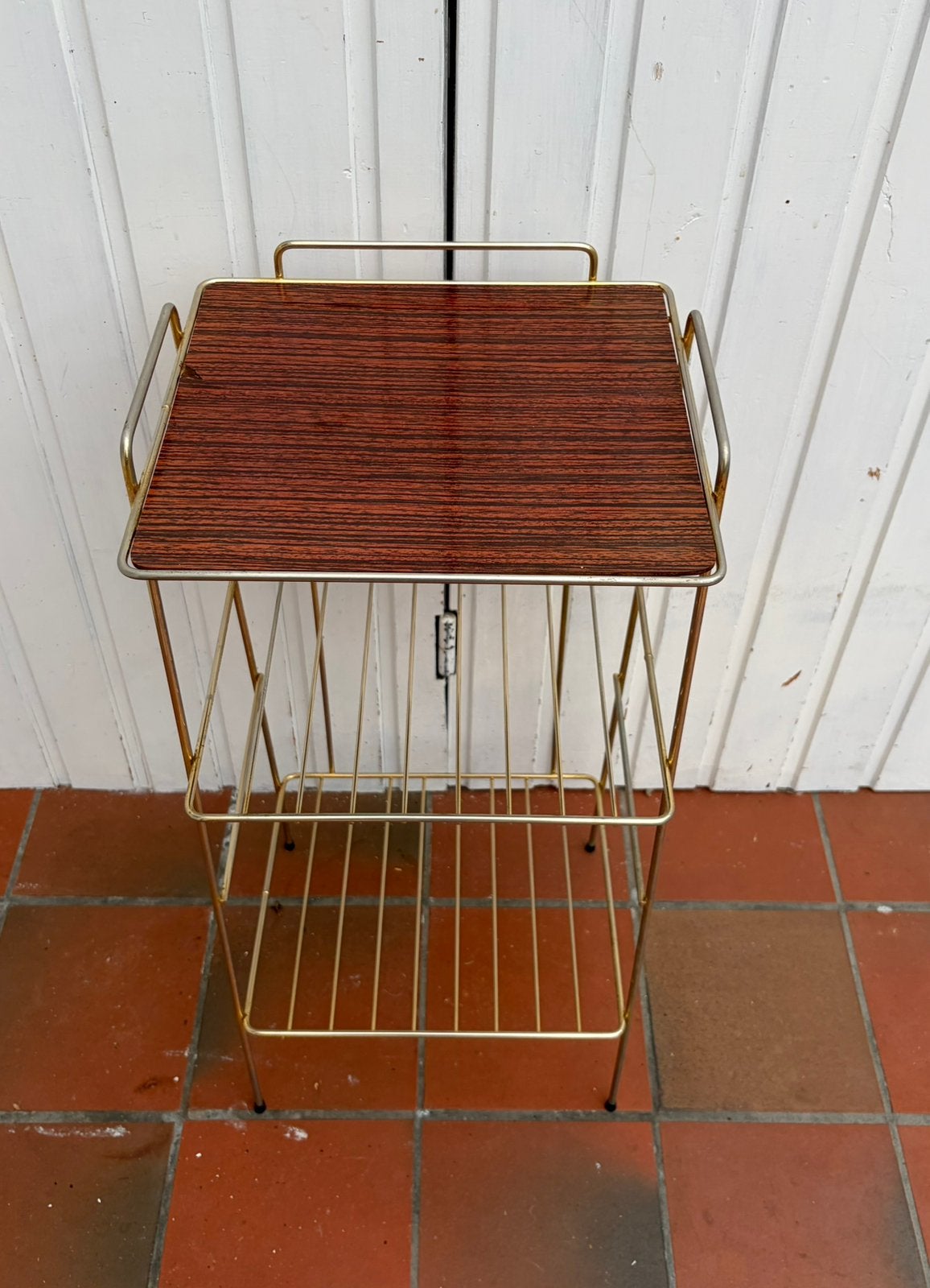Table d’appoint/porte revue vintage, Maison & Meubles, Enlèvement, Utilisé