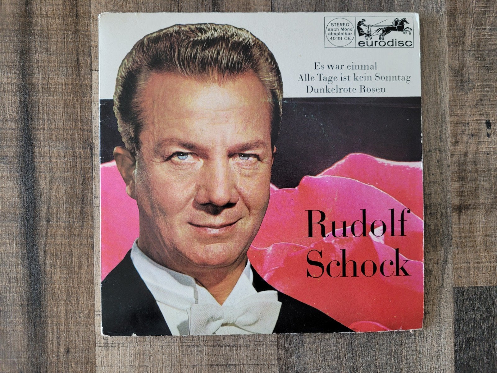 Vinyl Single Rudolf Schock, Cd's en Dvd's, Ophalen of Verzenden, Gebruikt