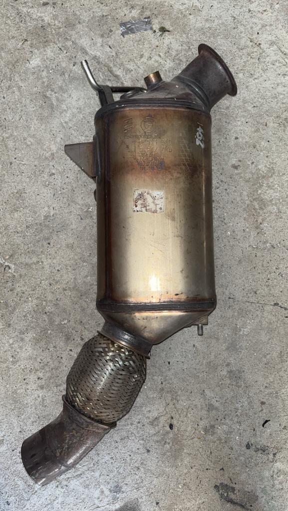 Filtre à particules/DPF avec tuyau d'échappement flexible, Enlèvement, BMW