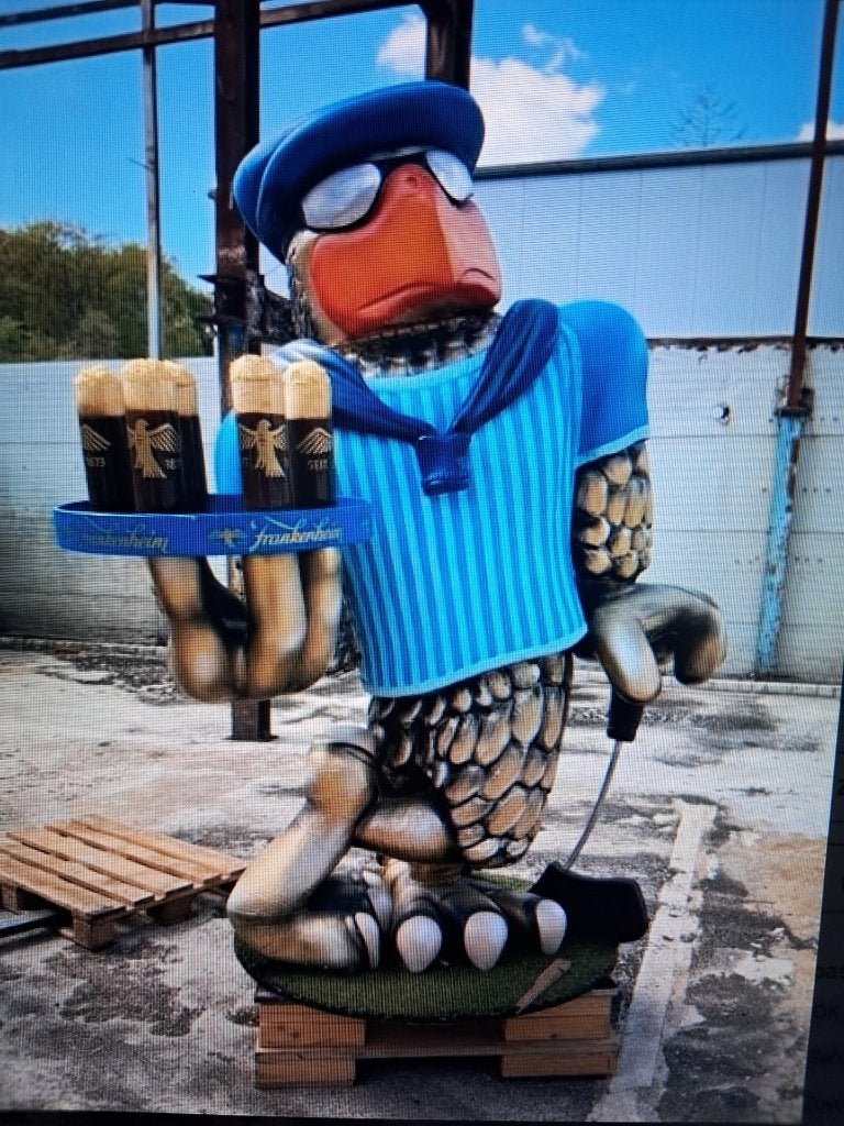 Grote reclame Mascotte Frankenheim Bier uit Warstein 310cm., Enlèvement, Utilisé, Autres types
