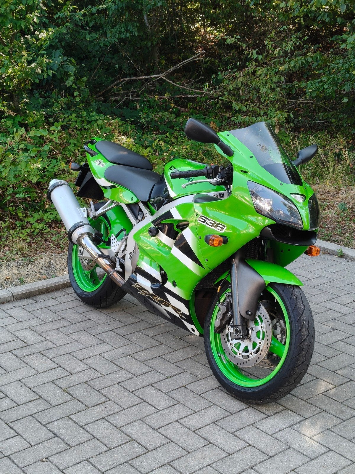 KAWASAKI ZX6R 636 - 2002 - CT ok, Motos, Enlèvement