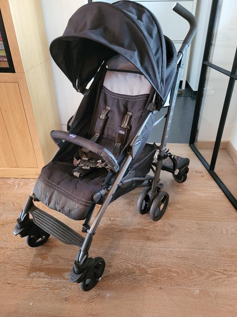 Chicco Liteway Buggy met Lascal Buggy Board maxi, Enlèvement, Utilisé, Autres marques, Ombrelle