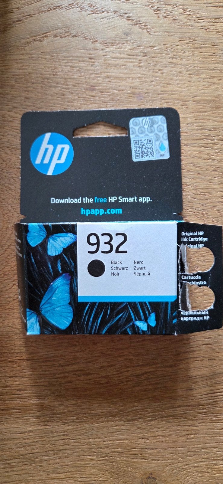 HP 932 originele zwarte inktcartridge, Computers en Software, Ophalen of Verzenden, Nieuw, Cartridge, HP