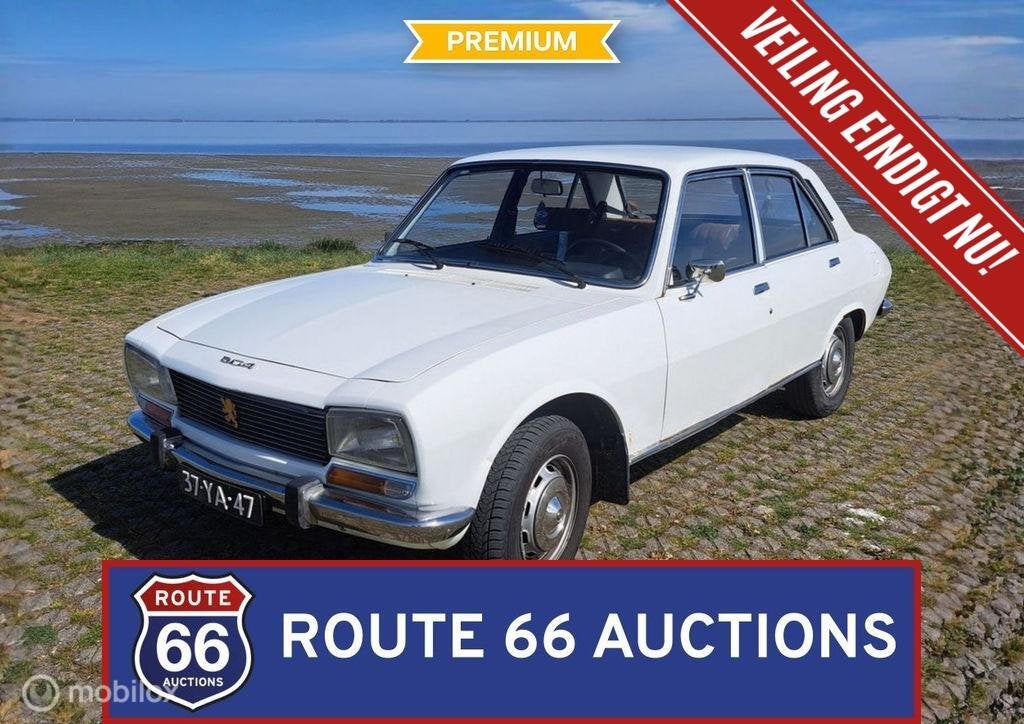 Peugeot 504 GL | 1976 | Route 66 Auctions, Achat, Entreprise, Boîte manuelle, Autre carrosserie
